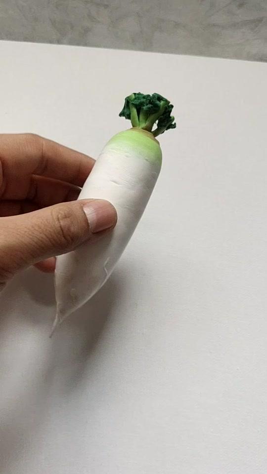 黏土蔬菜#黏土手工 丢失的记忆