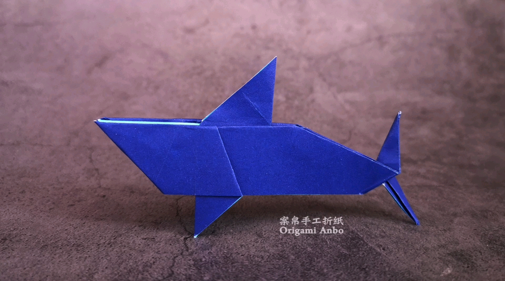 #手工制作#折纸鲨鱼来啦～～～
