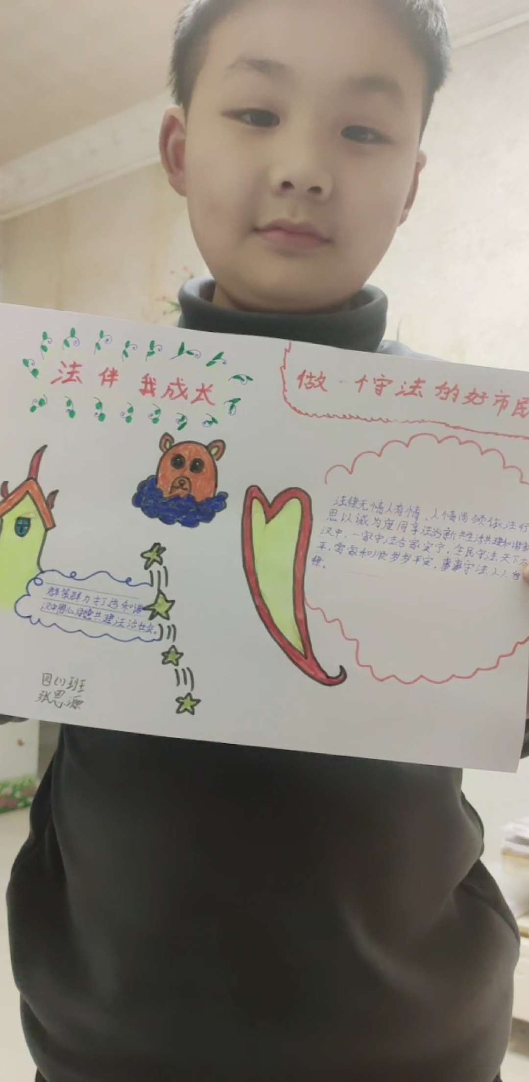 老师要求做手抄报
