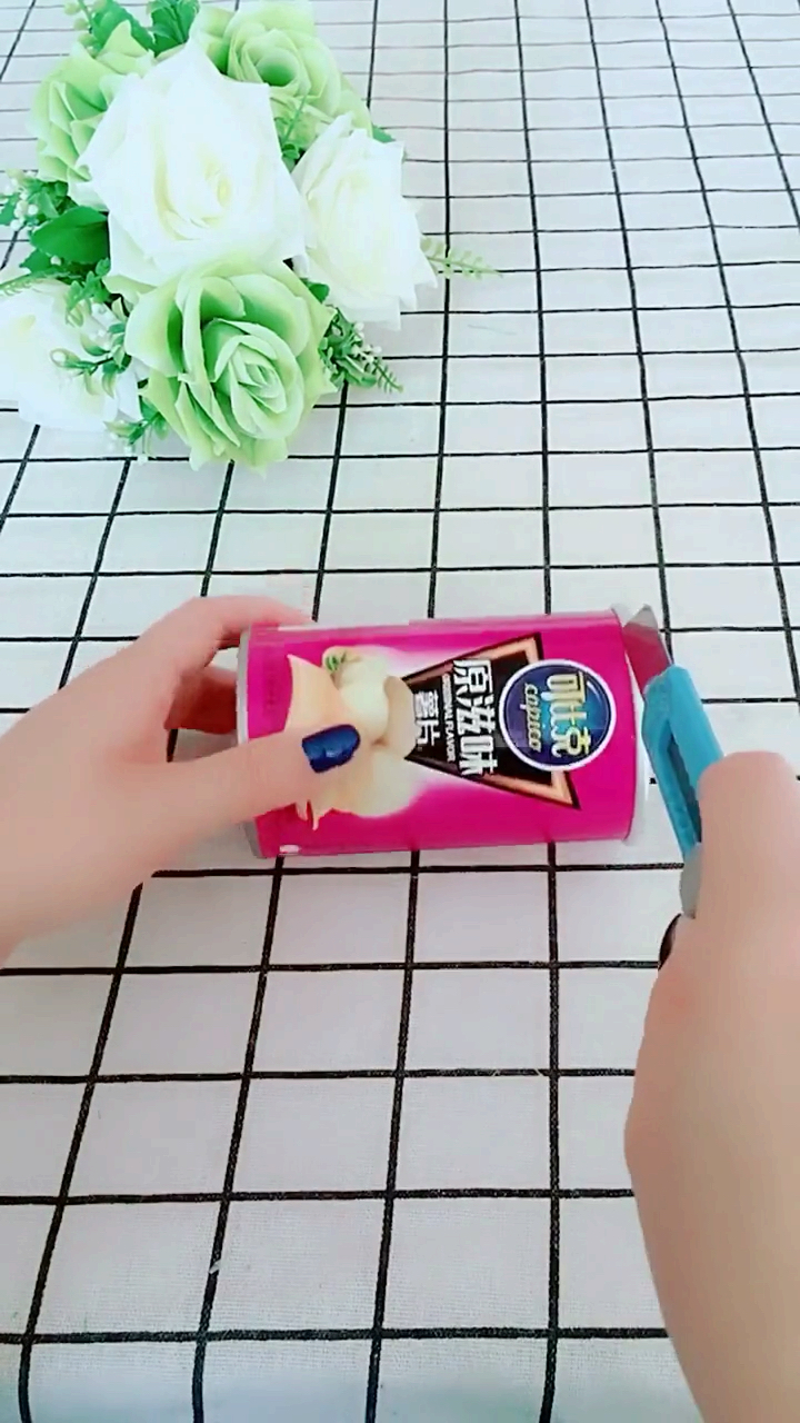 #手工制作#哈哈哈 薯片可比克原滋味笔筒