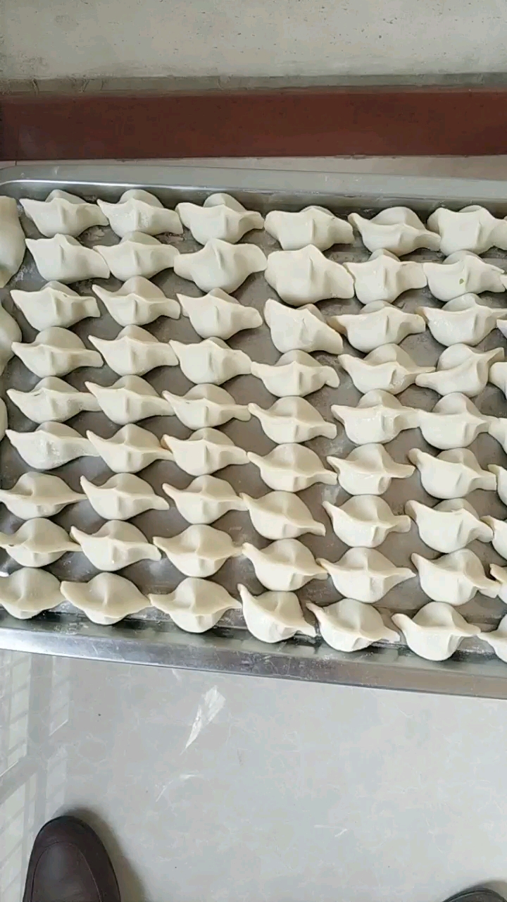 大肉韭菜馅饺子