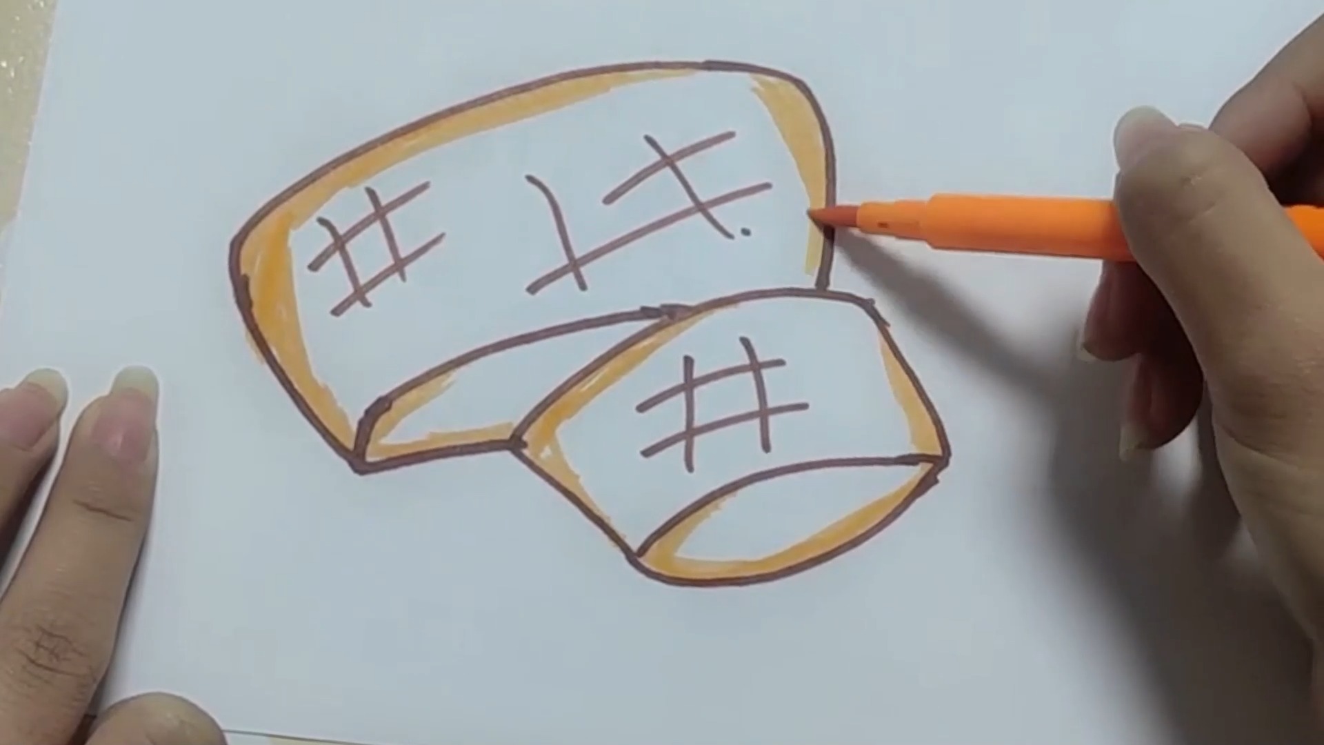南南教你画馒头,是不是很简单?