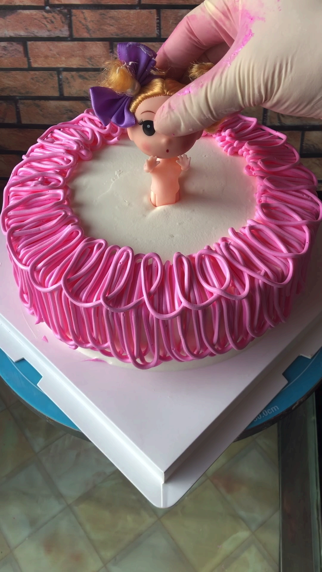 #美食#小公主蛋糕制作