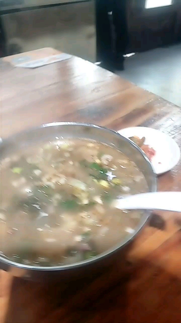 我的早餐,狗肉汤饭,