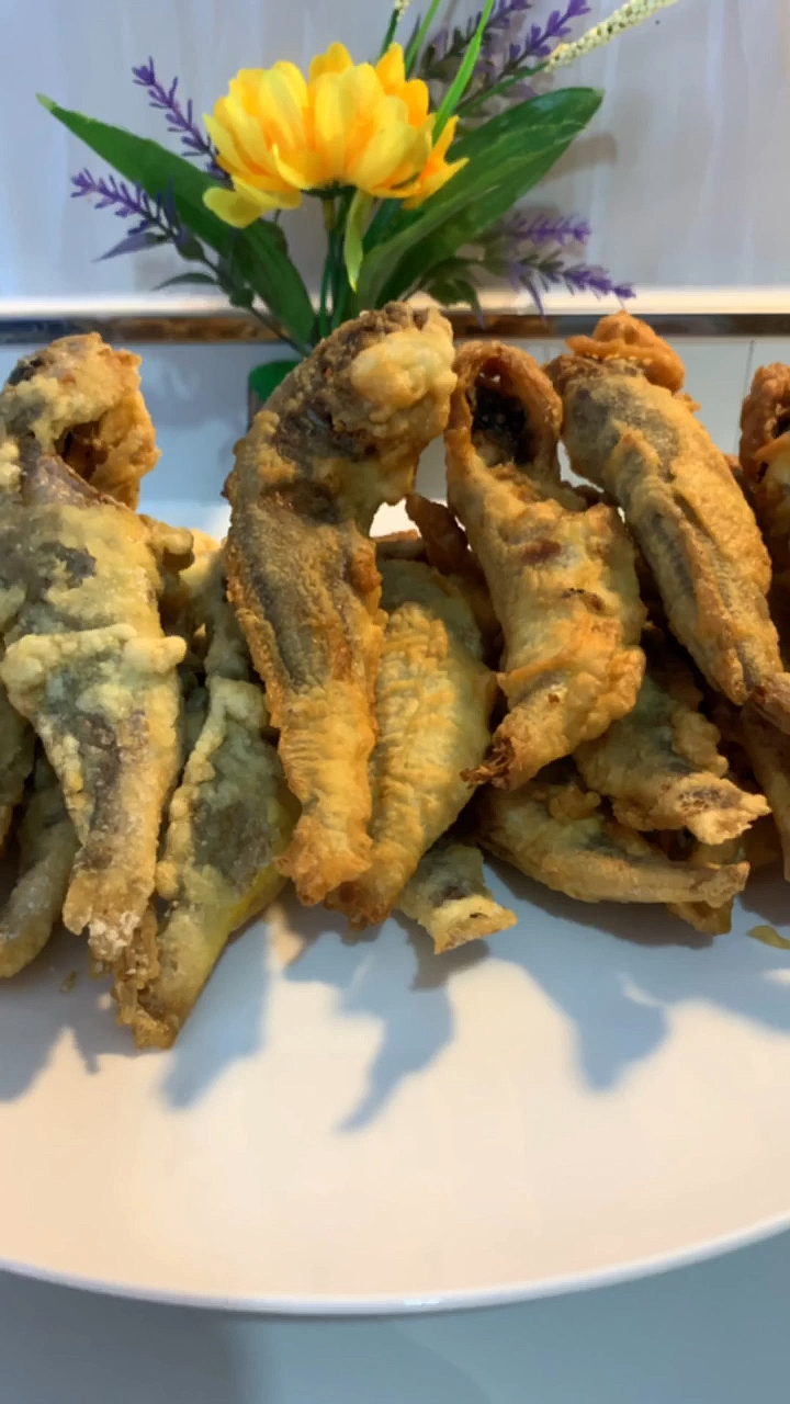 #自制美食#干炸黄花鱼技巧,骨酥肉烂无腥味,太香了!