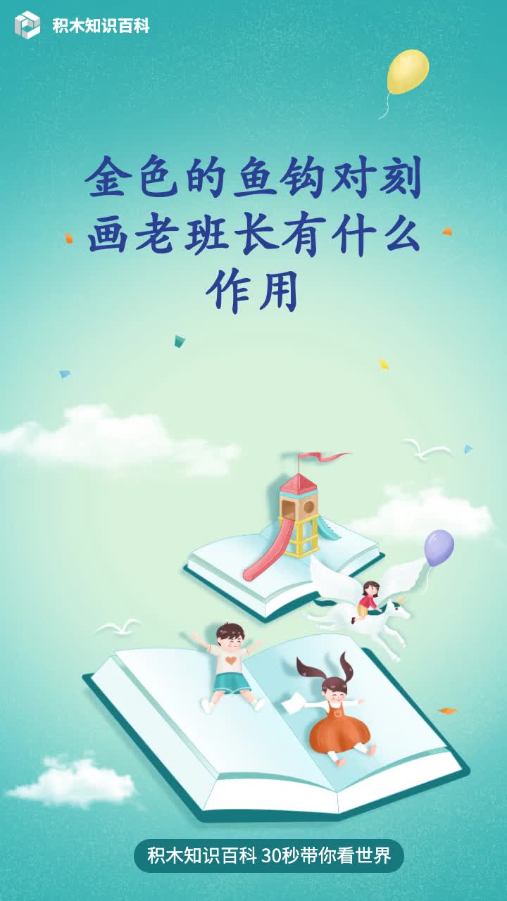 金色的鱼钩对刻画老班长有什么作用