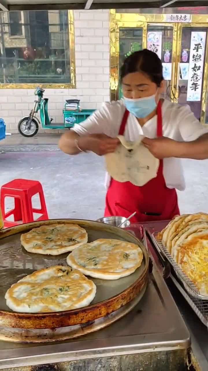 新式土家烧饼太受欢迎,三天xue会,两分钟一个饼,简单容易操作