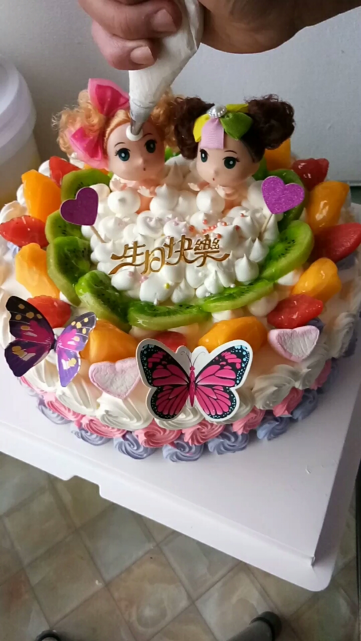 #美食#双胞胎蛋糕,制作过程出乎你意料
