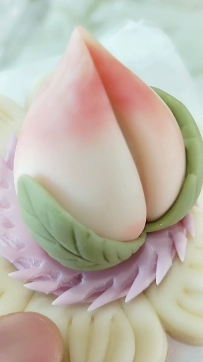 #面食#漂亮的桃子花馍