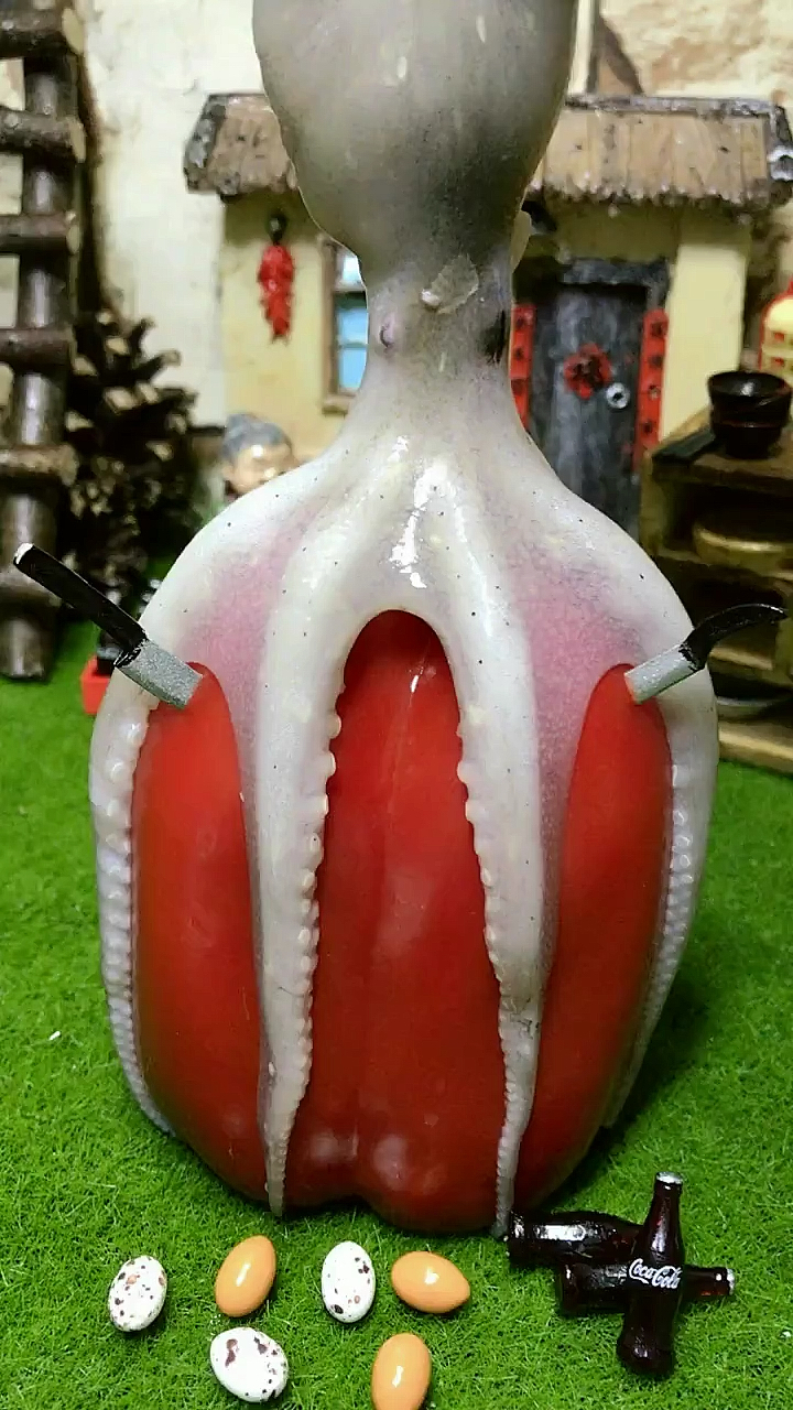 是谁说章鱼不能吃头的!你出来