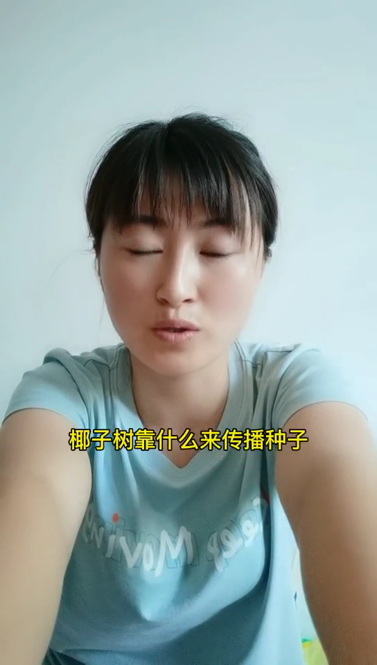 椰子树靠什么来传播种子?