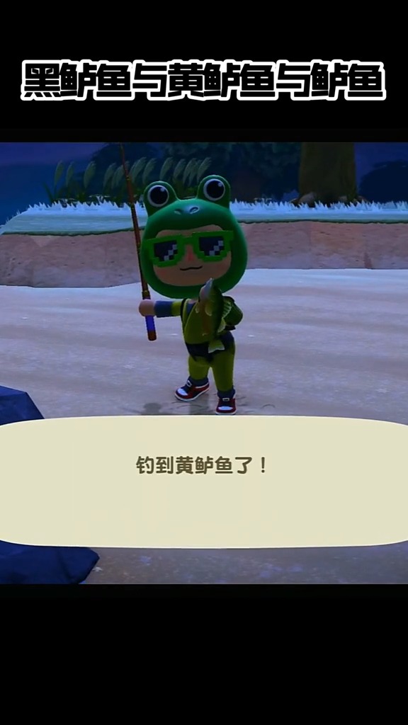 动物之森:已达成就,黑鲈鱼与黄鲈鱼与鲈鱼
