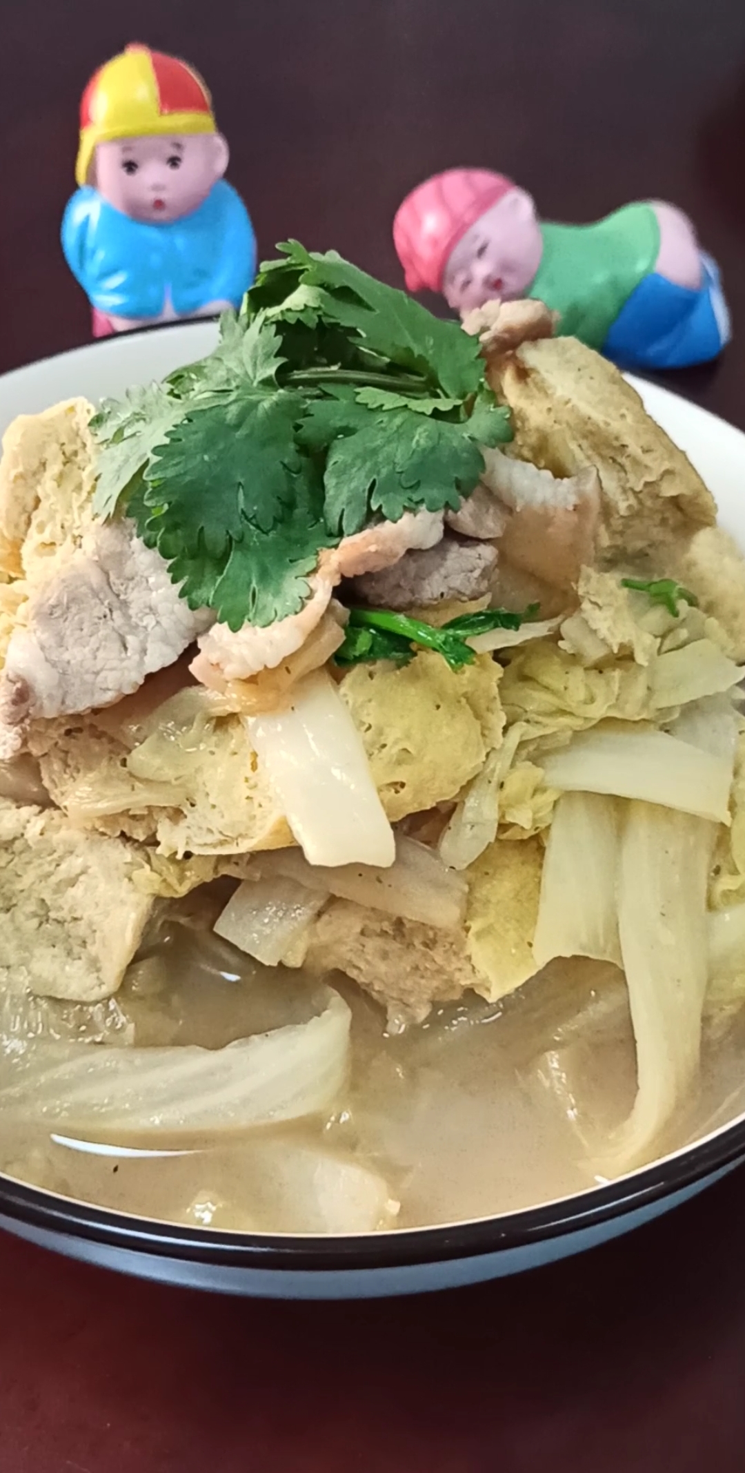 #美食#肉炖白菜豆腐