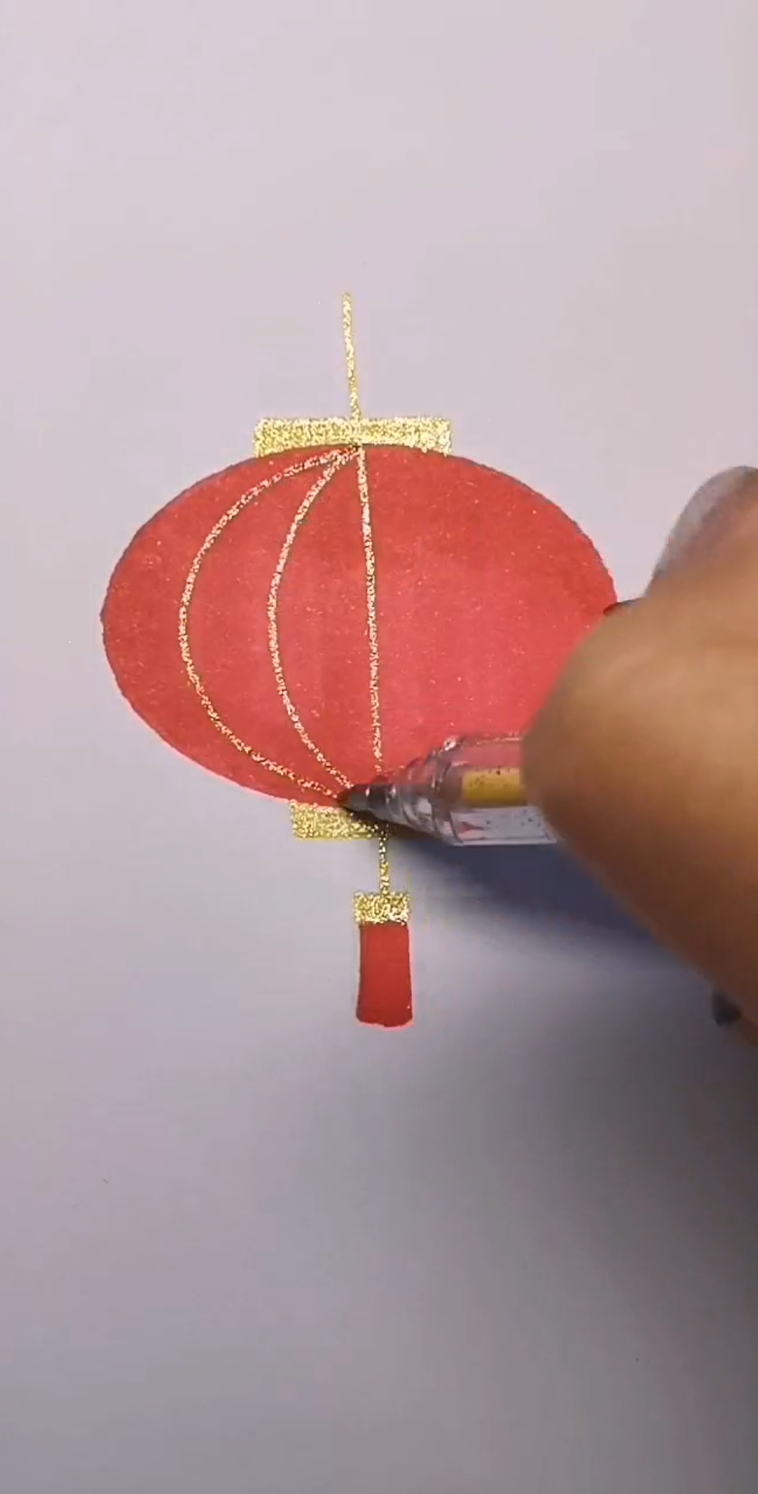 #创意简笔画#李点点简笔画～这个灯笼简单又好看,画好了就是别人家的家长。