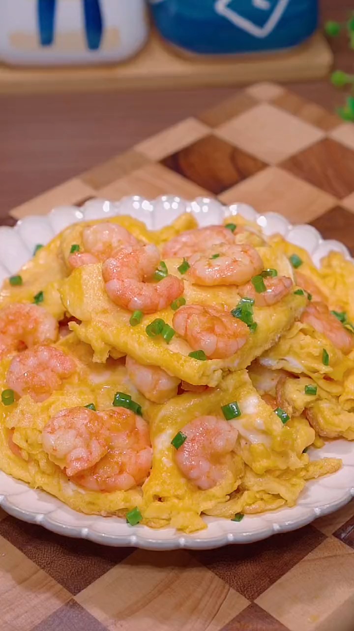 鸡蛋炒虾仁,你会做吗?