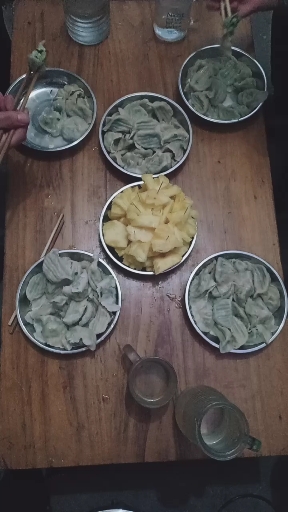韭菜鸡蛋虾仁馅饺子熟了 号的欢迎来吃吧