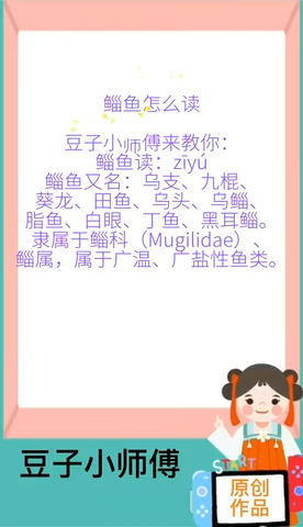 鲻鱼怎么读    