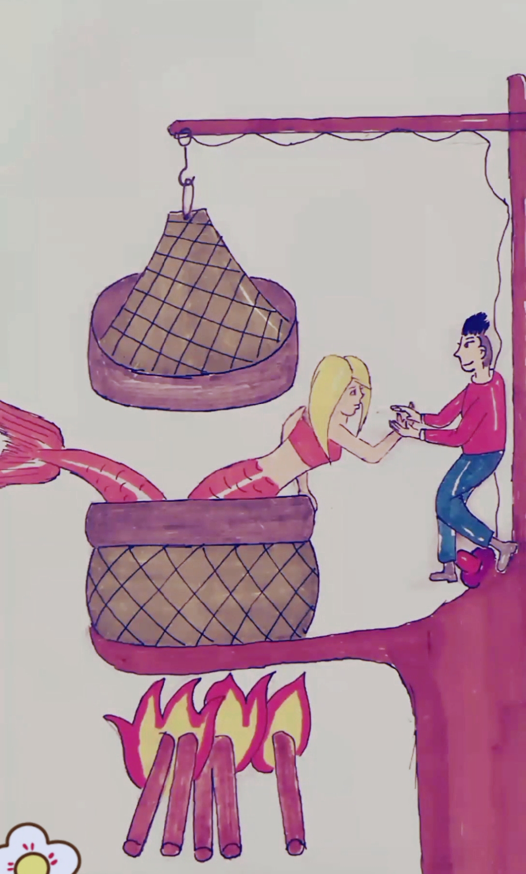 #绘画#我们一起做饭吧