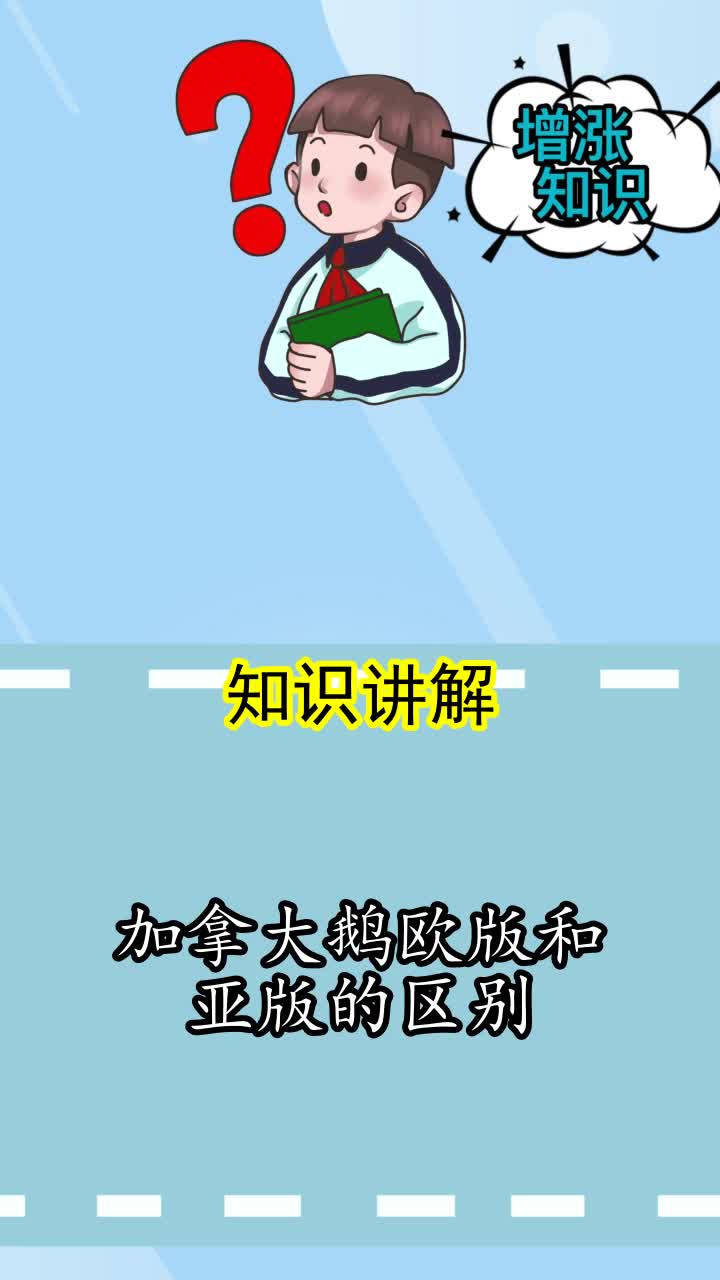 加拿大鹅欧版和亚版的区别,你了解了吗