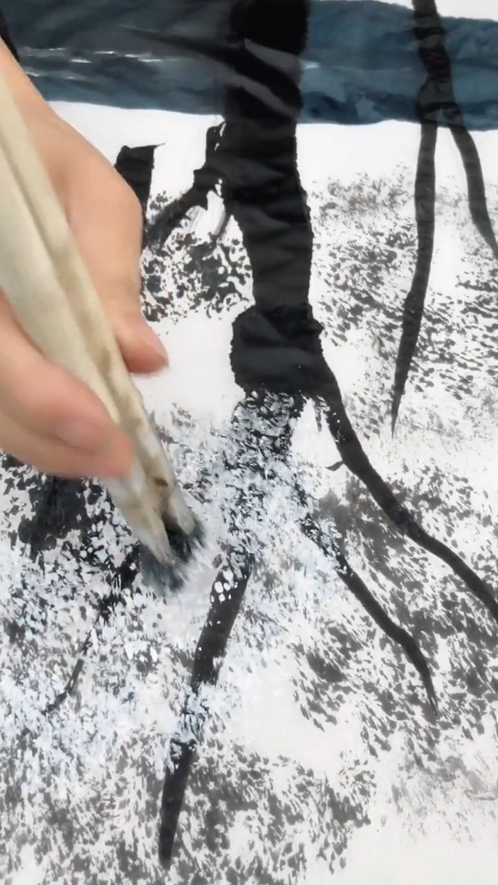 在自家菜园子里创作了一幅风景画,路过的朋友们能不能给个爱心呢?