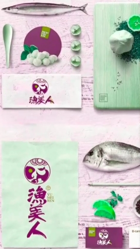 #商标设计#自助餐厅logo设计,美人结合鱼元素设计,形象生动大气哦!!!#logo设计#