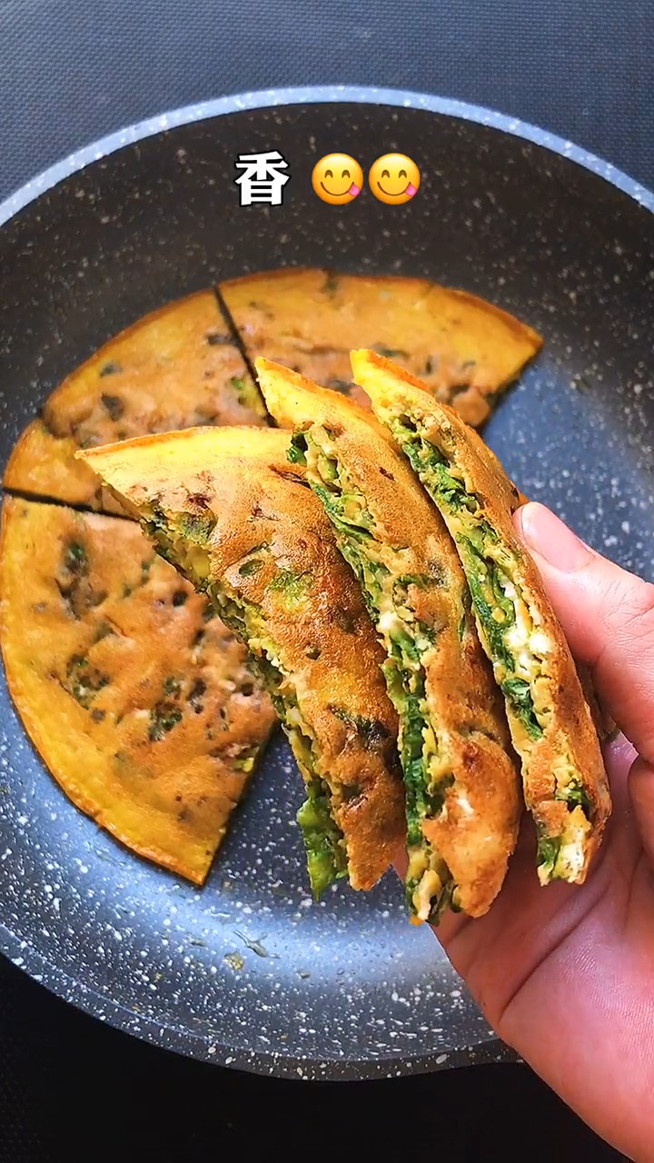 #自制美食#这么好吃又简单的早餐饼,你还不会做吗
