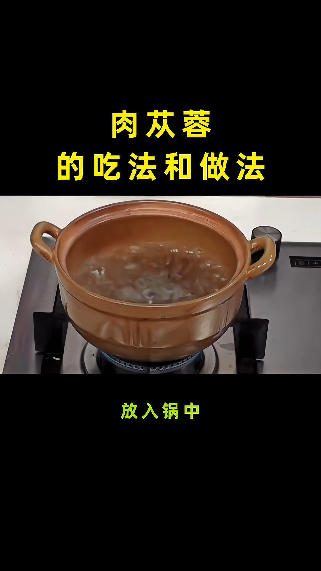 肉苁蓉的吃法和做法