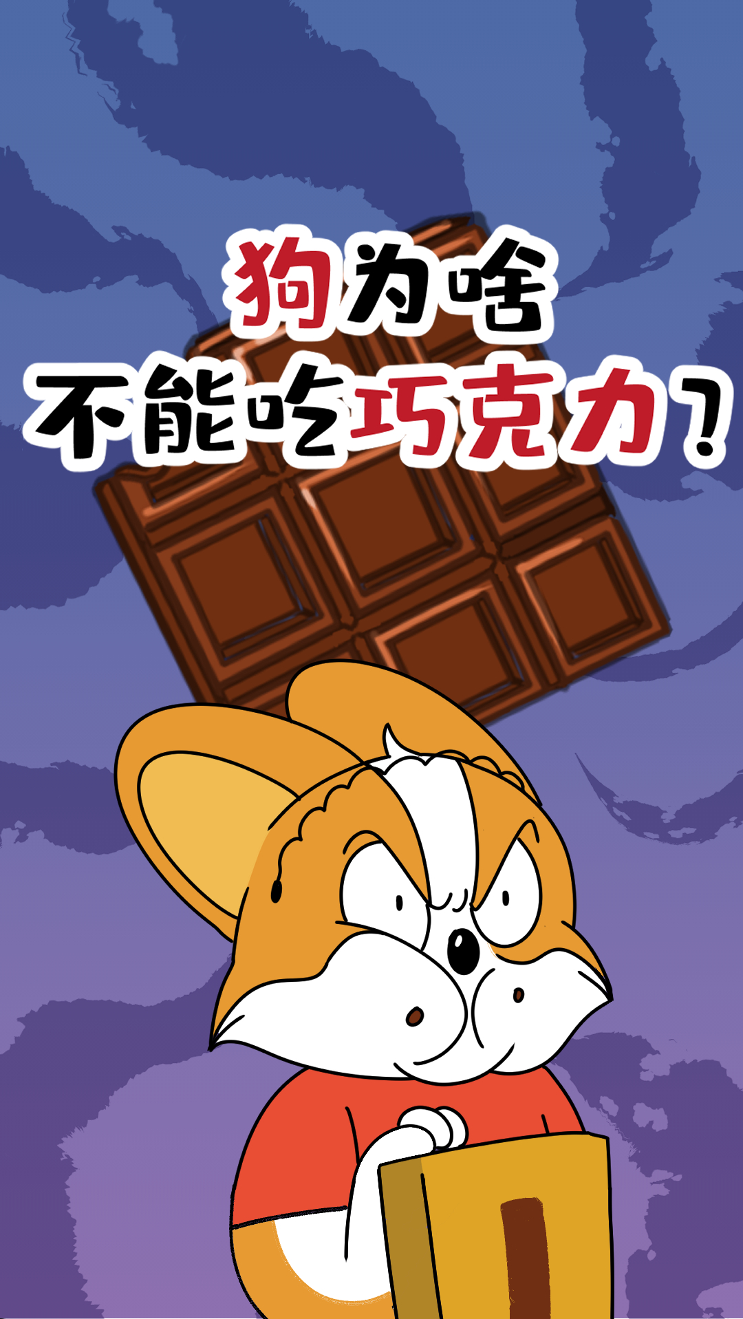 #巧克力#狗为啥不能吃巧克力？