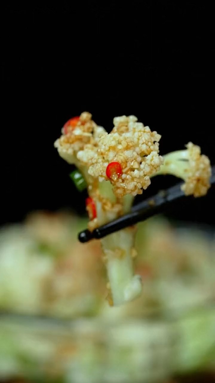 要想身材像闪电,凉拌花菜天天见!#低卡美食#好吃不胖健康餐#美食