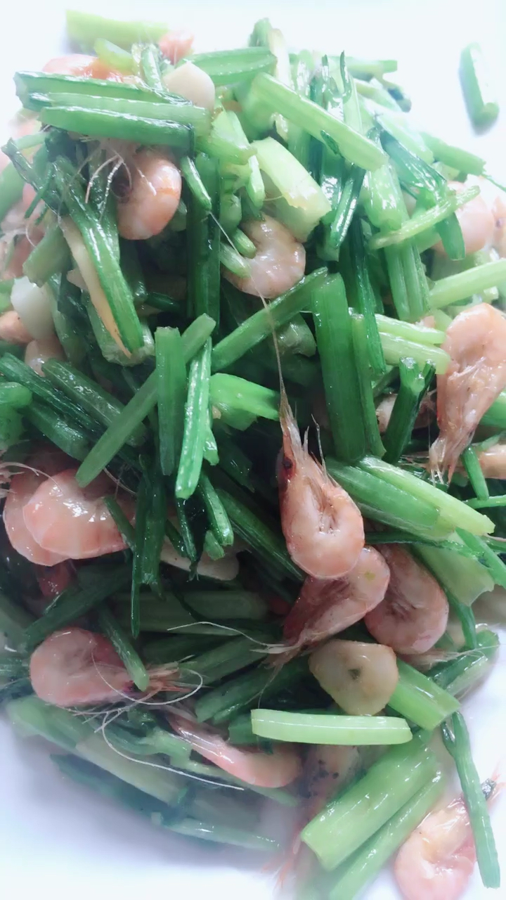 芹菜炒小虾