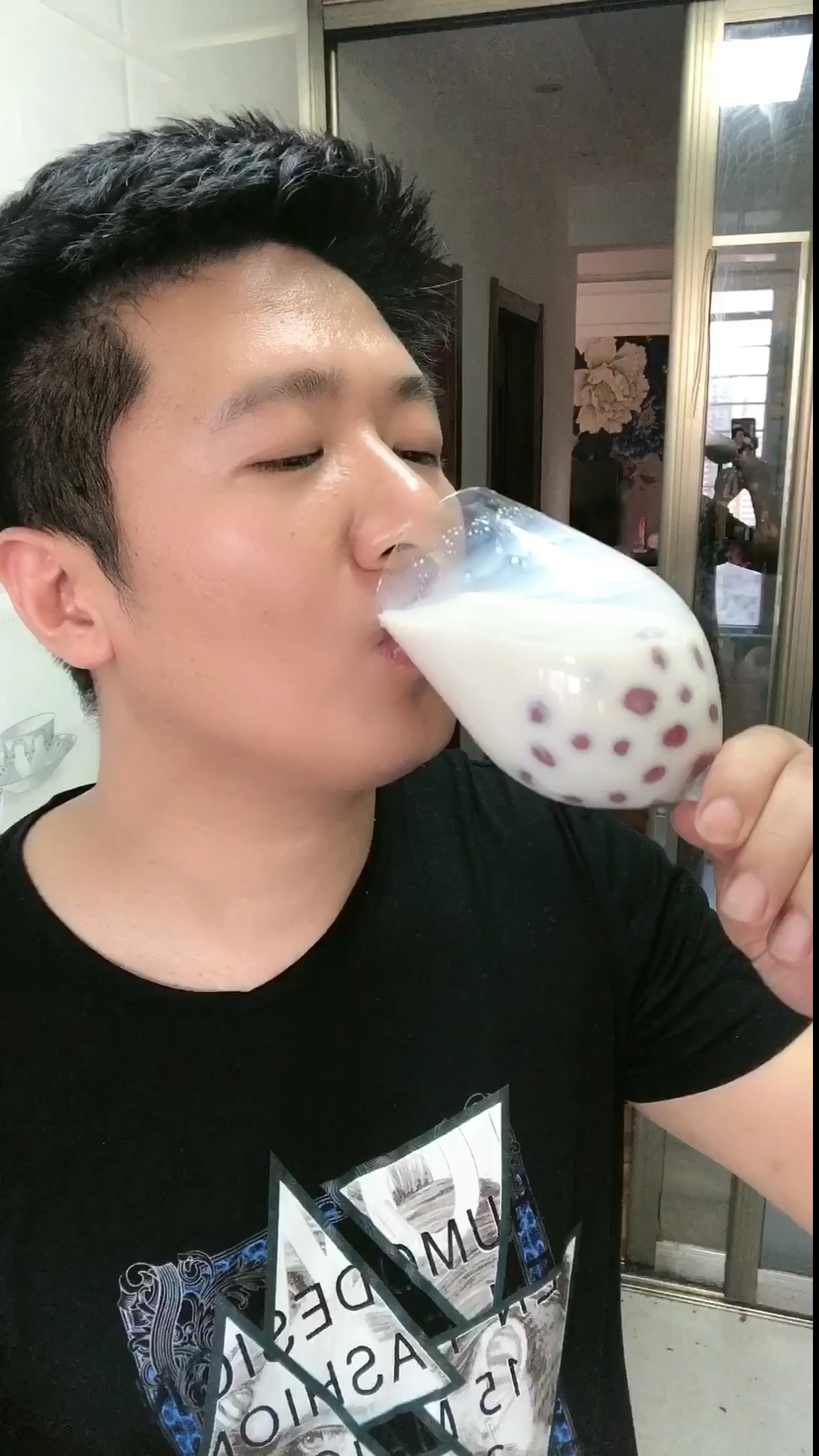 #自制美食#火龙果做的珍珠奶茶太好喝了,我来教你做