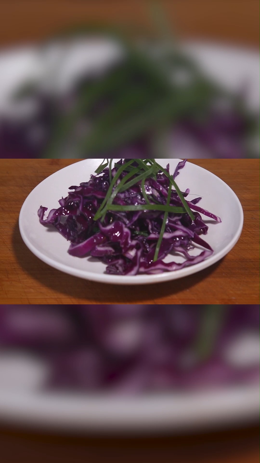 清炒紫甘蓝菜的做法