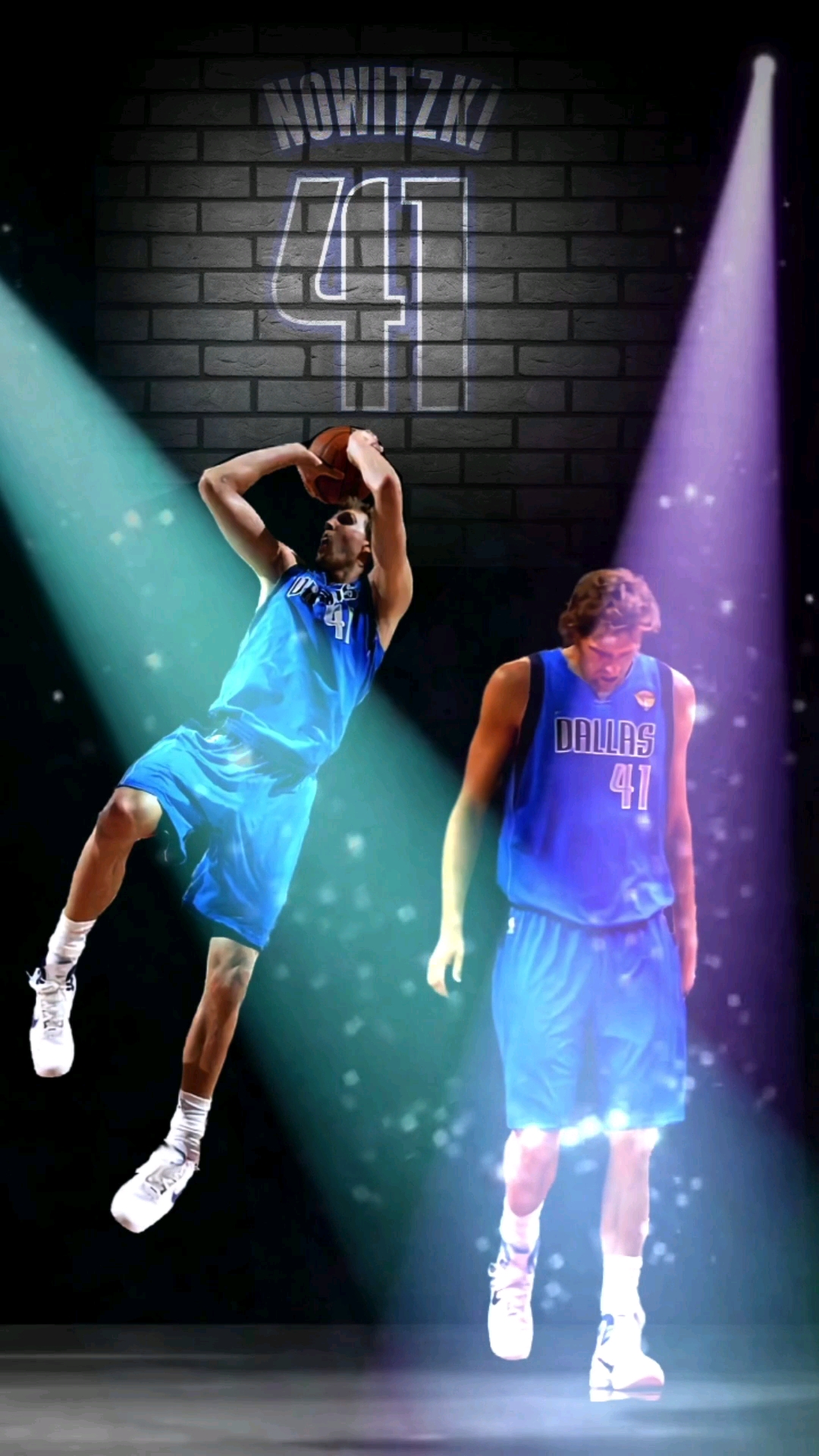 一招金鸡独立打遍天下,德克诺维斯基!#送你一张动态壁纸#点赞收藏#关注下载