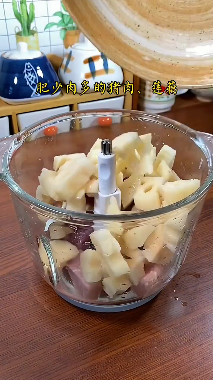 糯米莲藕丸子的制作方法和材料