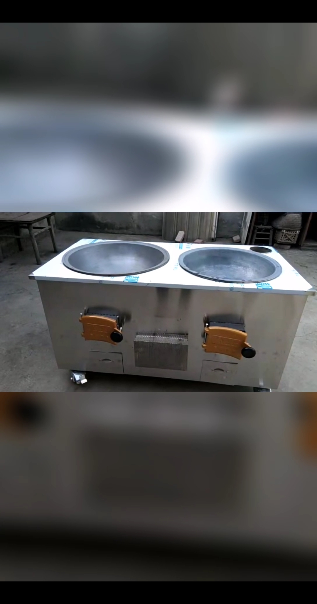 #无烟灶##柴火灶 #无烟柴火台#铁锅炖灶台#柴火鸡灶台