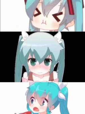 初音的三大热门表情包帮你们找好了 还不快拿去壁纸！#初音 #千夜qys3 #