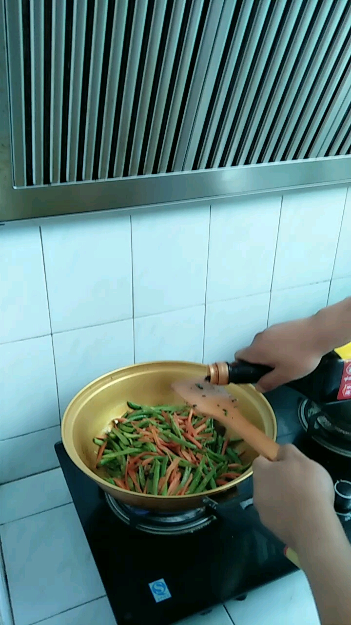 一道家常豆角,陕北做法