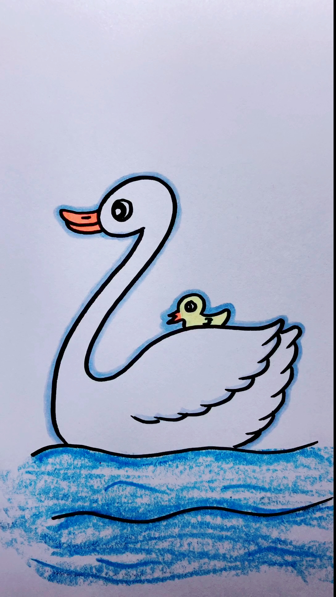 #画画原来如此简单#简笔画鹅