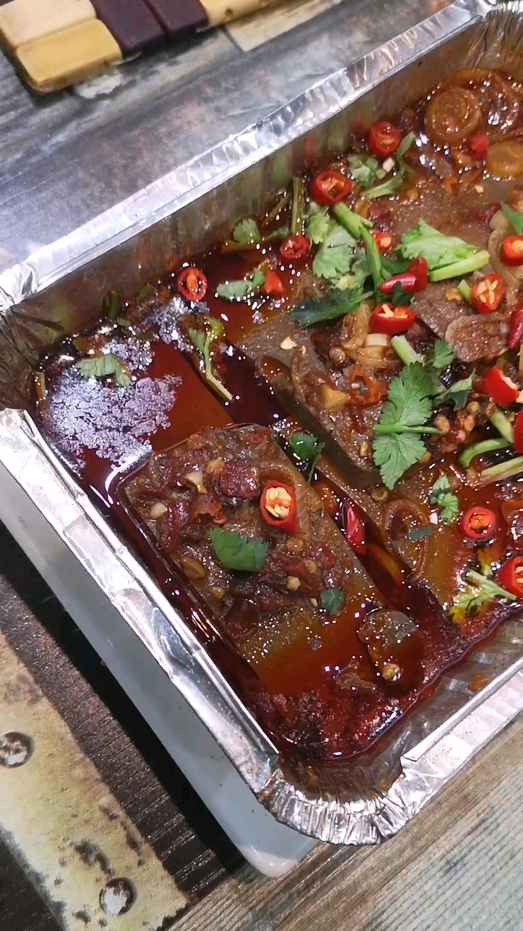 锡纸鸭血