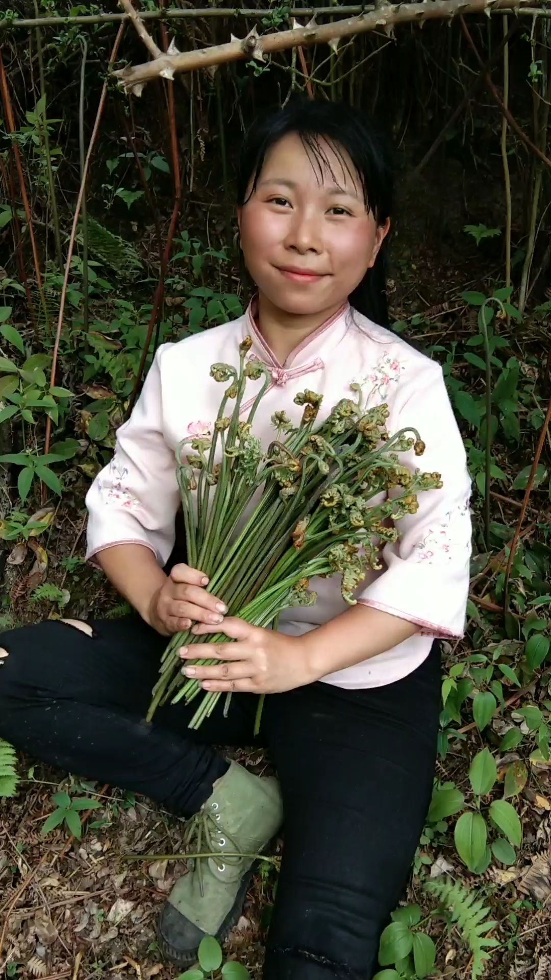 山里找到好多蕨菜听说这个不能吃?我觉得挺好吃的啊