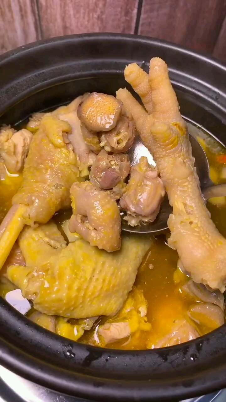 #美食 土鸡汤制作方法在上个视频,看起来上面油,但是喝的时候把油打掉就可以了,#