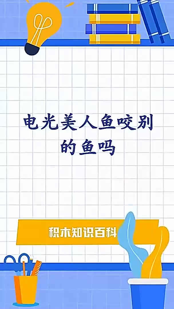 电光美人鱼咬别的鱼吗