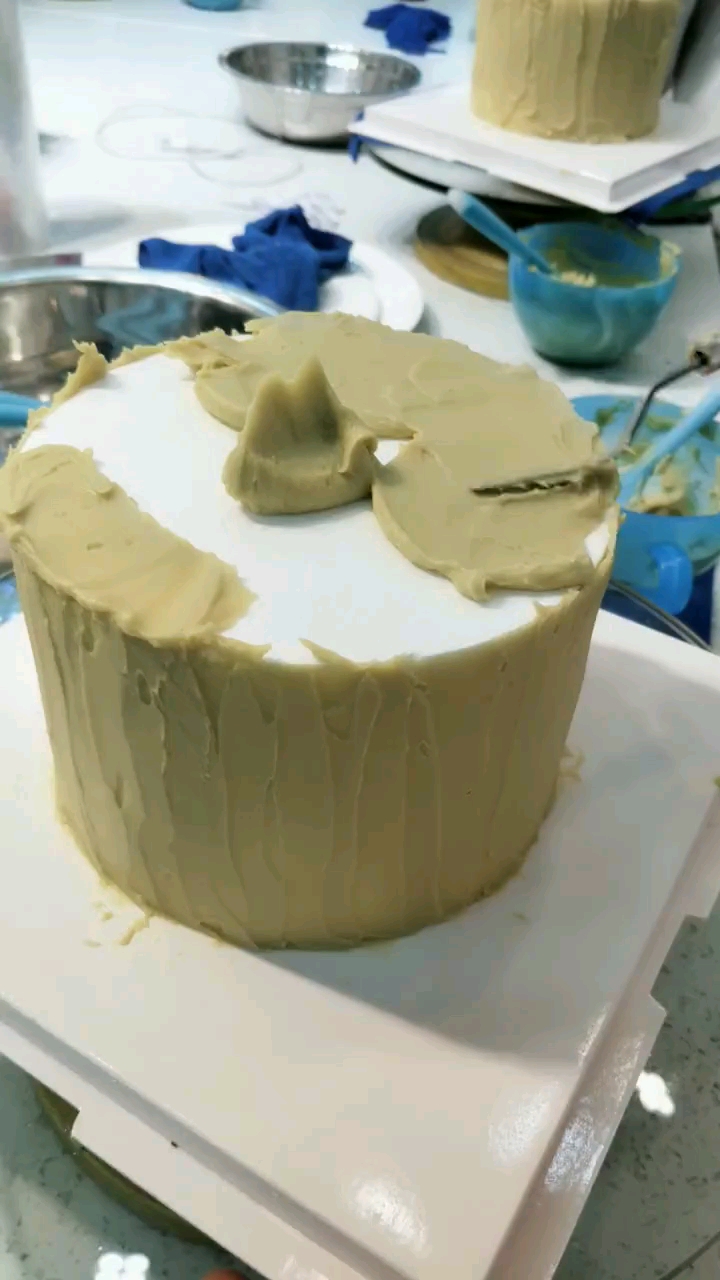 韩式裱花蛋糕制作