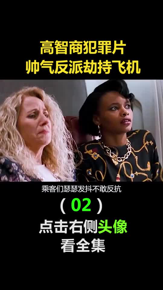 精彩影视高智商犯罪片,帅气反派劫持飞机(2)