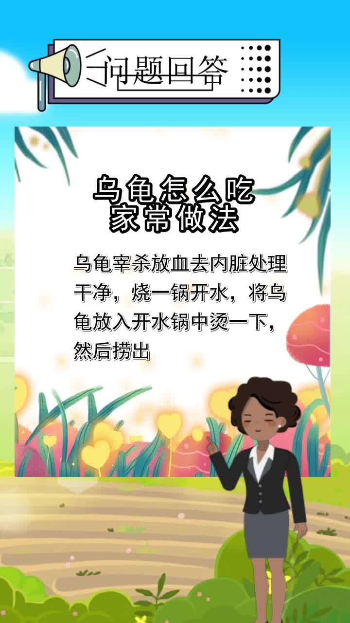 乌龟怎么吃的家常做法,你清楚了吗