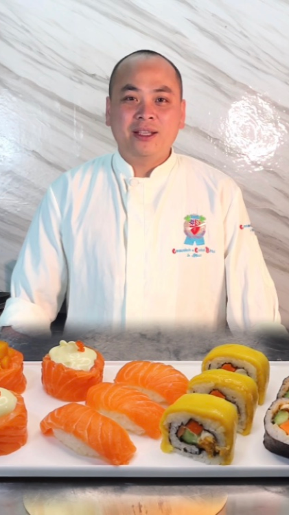 #美食#大厨分享“寿司”制作过程，非常简单一学就会，你确定不试一下吗