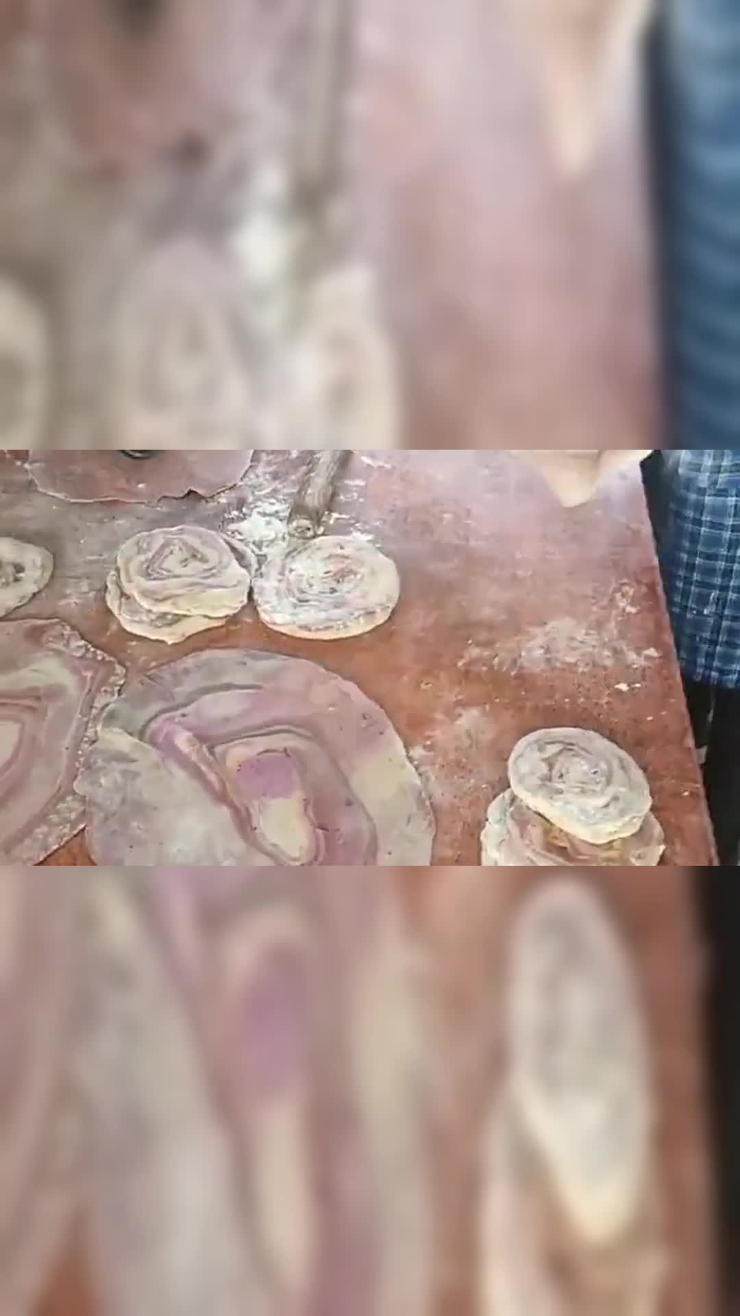 烙春饼,民族的一种习俗,打春时必须吃的美食,寓意着丰收_ok