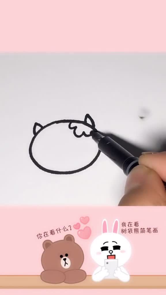 教你学画简笔画:想吃鱼的猫简笔画,儿童画,画画,绘画,亲子
