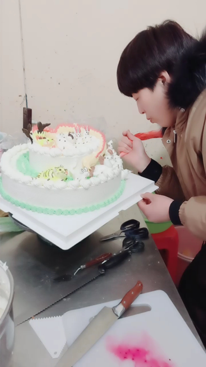 大团圆十二生肖蛋糕