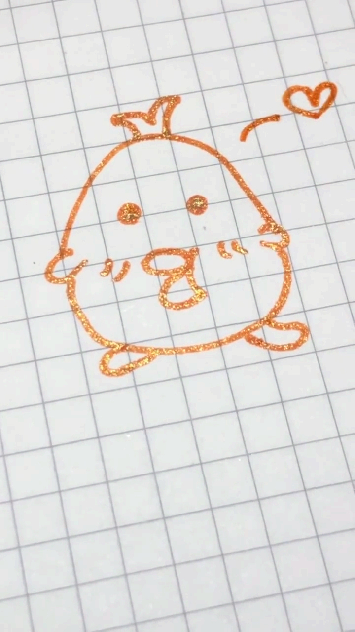 #画画原来如此简单#画一只小幺鸡呀!